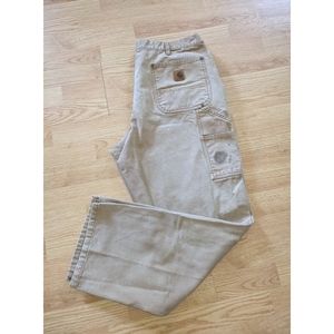 Carhartt | Dark Tan Original Dungaree Hard Work Jeans Men's Size 38 X 32 Pants